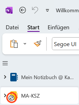 OneNote-Übersicht